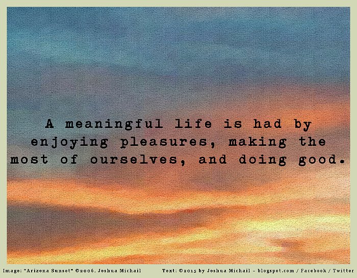 A Meaningful Life