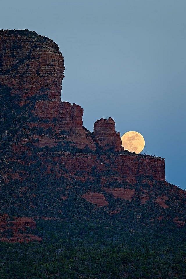 Full Moon Rising over Jack's Canyon
