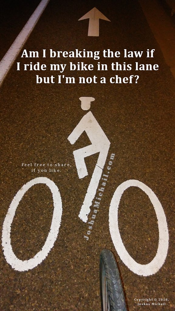 Only Chefs on Bikes Allowed